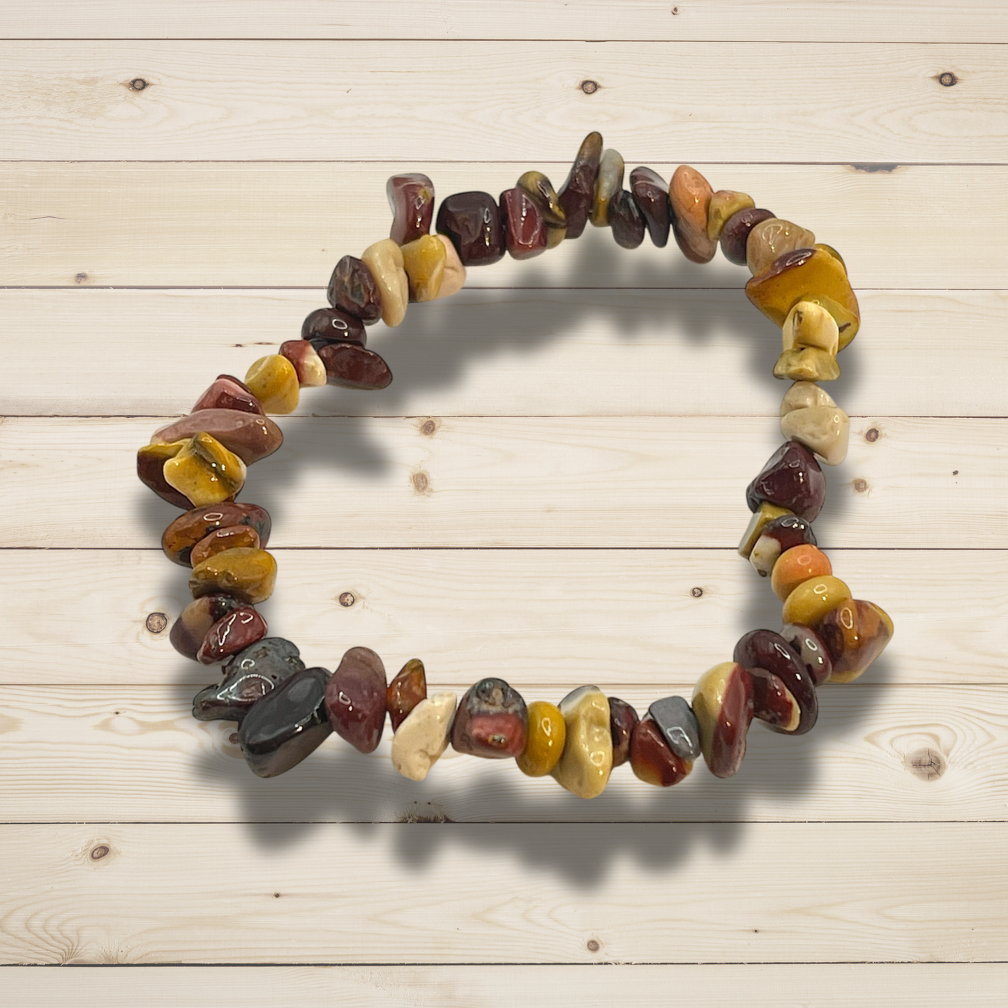 Bracelet en Jaspe Mokaite – Équilibre et Vitalité